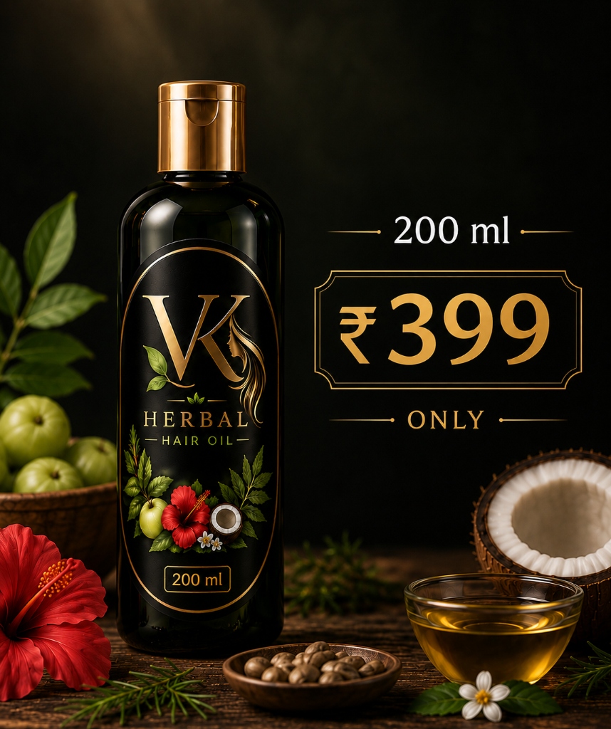 VK Herbal Hair Oil - 200ml - ₹399