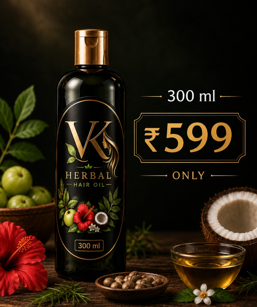 VK Herbal Hair Oil - 300ml - ₹599