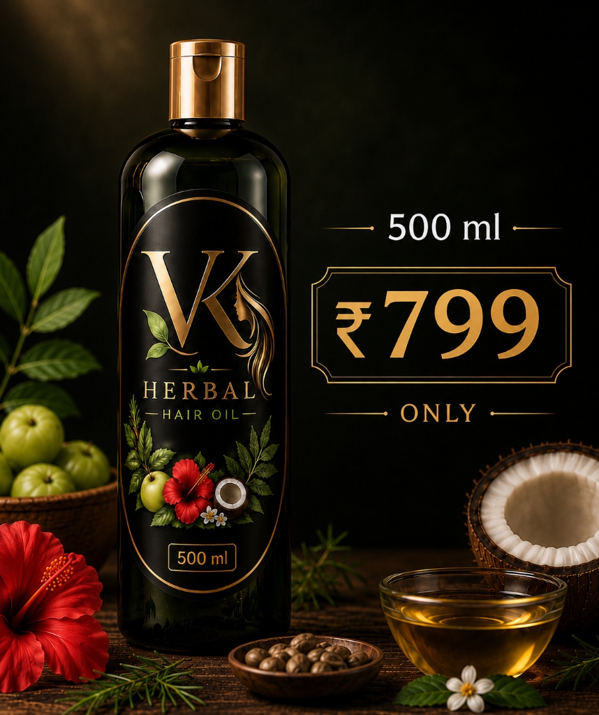 VK Herbal Hair Oil - 500ml - ₹799